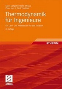 Bild vergrößern Bild: Thermodynamik für Ingenieure - Vieweg+Teubner Verlag