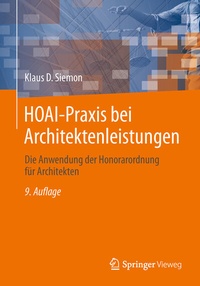 Abbildung von: HOAI-Praxis bei Architektenleistungen - Springer Vieweg