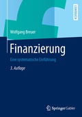 Cover: Finanzierung - Springer Gabler