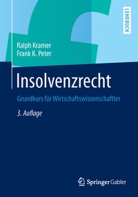 Abbildung von: Insolvenzrecht - Springer Gabler