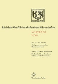 Abbildung von: Geologie der terrestrischen Planeten und Monde. Der Beta-Zerfall der Atomkerne und das Alter des Universums - VS Verlag für Sozialwissenschaften