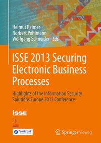Abbildung von: ISSE 2013 Securing Electronic Business Processes - Springer Vieweg
