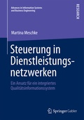 Cover: Steuerung in Dienstleistungsnetzwerken - Springer Gabler