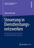 Cover: Steuerung in Dienstleistungsnetzwerken - Springer Gabler