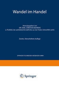 Abbildung von: Wandel im Handel - Springer Gabler