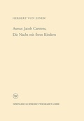 Cover: Asmus Jacob Carstens, Die Nacht mit ihren Kindern - VS Verlag f&uuml;r Sozialwissenschaften