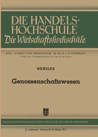Abbildung von: Genossenschaftswesen - Springer Gabler