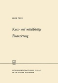 Cover: Kurz- und mittelfristige Finanzierung - Springer Gabler