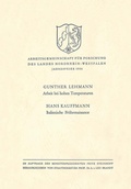 Cover: Arbeit bei hohen Temperaturen. Italienische Fr&uuml;hrenaissance - VS Verlag f&uuml;r Sozialwissenschaften