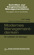 Cover: Modernes Managementdenken - Springer Gabler