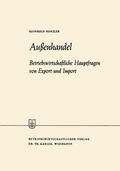Cover: Au&szlig;enhandel - Springer Gabler
