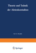 Cover: Theorie und Technik der Aktienkursindizes - Springer Gabler