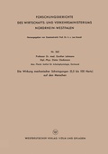 Cover: Die Wirkung mechanischer Schwingungen (0,5 bis 100 Hertz) auf den Menschen - VS Verlag f&uuml;r Sozialwissenschaften