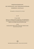 Cover: Beitrag zur eindimensionalen station&auml;ren und nichtstation&auml;ren Gasstr&ouml;mung mit Reibung und W&auml;rmeleitung insbesondere in Rohren mit unstetigen Querschnitts&auml;nderungen - VS Verlag f&uuml;r Sozialwissenschaften