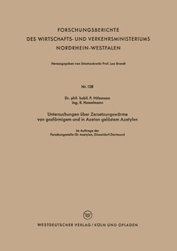 Abbildung von: Untersuchungen über Zersetzungswärme von gasförmigem und in Azeton gelöstem Azetylen - VS Verlag für Sozialwissenschaften