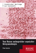 Cover: Vom Nutzen umfangreicher onymischer Belegsammlungen - Praesens Verlag