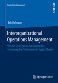 Cover: Interorganizational Operations Management - Springer Gabler