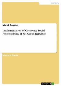 Abbildung von: Implementation of Corporate Social Responsibility at 3M Czech Republic - GRIN Verlag
