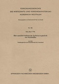 Cover: &Uuml;ber spezielle Probleme der Zerkleinerungstechnik von Weichstoffen - VS Verlag f&uuml;r Sozialwissenschaften