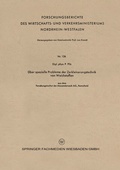 Cover: &Uuml;ber spezielle Probleme der Zerkleinerungstechnik von Weichstoffen - VS Verlag f&uuml;r Sozialwissenschaften