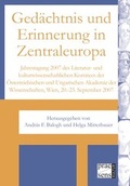 Cover: Ged&auml;chtnis und Erinnerung in Zentraleuropa - Praesens Verlag