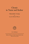 Cover: Chemie in Natur und Kultur - Vieweg+Teubner Verlag