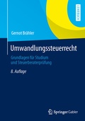 Cover: Umwandlungssteuerrecht - Springer Gabler