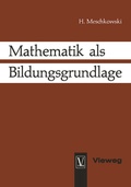 Cover: Mathematik als Bildungsgrundlage - Vieweg+Teubner Verlag