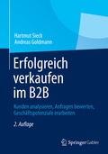 Cover: Erfolgreich verkaufen im B2B - Springer Gabler