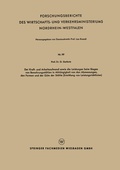 Cover: Der Kraft - und Arbeitsaufwand sowie die Leistungen beim Biegen von Bewehrungsst&auml;hlen in Abh#x00E4;ngigkeit von den Abmessungen, den Formen und der G#x00FC;te der St#x00E4;hle (Ermittlung von Leistungsrichtlinien) - VS Verlag f&uuml;r Sozialwissenschaften