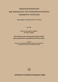 Cover: Die &Auml;nderung der mechanischen Eigenschaften thermoplastischer Kunststoffe durch Warmrecken - VS Verlag f&uuml;r Sozialwissenschaften