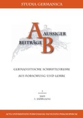 Cover: Aussiger Beitr&auml;ge 3 - Praesens Verlag