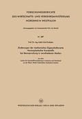 Cover: &Auml;nderungen der mechanischen Eigenschaftswerte thermoplastischer Kunststoffe bei Beanspruchung in verschiedenen Medien - VS Verlag f&uuml;r Sozialwissenschaften