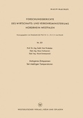 Cover: Autogenes Entspannen bei niedrigen Temperaturen - VS Verlag f&uuml;r Sozialwissenschaften