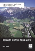 Cover: Historische Belege zu Kalser Namen - Praesens Verlag
