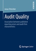 Cover: Audit Quality - Springer Gabler