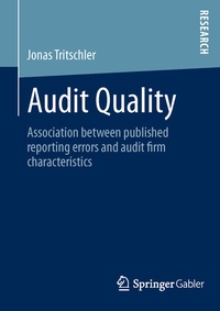 Abbildung von: Audit Quality - Springer Gabler