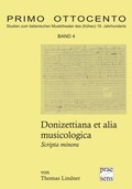 Cover: Donizettiana et alia musicologica - Praesens Verlag