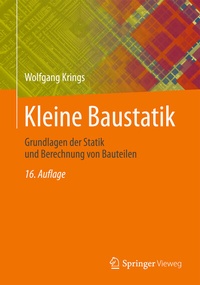 Bild vergrößern Bild: Kleine Baustatik - Springer Vieweg