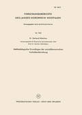 Cover: Methodologische Grundlagen der sozial&ouml;konomischen Verhaltensforschung - VS Verlag f&uuml;r Sozialwissenschaften