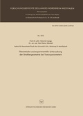Cover: Theoretische und experimentelle Untersuchung der Strahlengeometrie bei Texturgoniometern - VS Verlag f&uuml;r Sozialwissenschaften