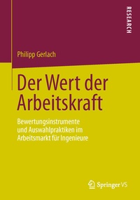 Bild: Der Wert der Arbeitskraft - Springer VS