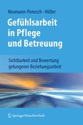 Cover: Gef&uuml;hlsarbeit in Pflege und Betreuung - Springer