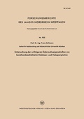 Bild: Untersuchung der wichtigeren Gebrauchseigenschaften von kunstharzbeschichteten Holzfaser- und Holzspanplatten - VS Verlag f&uuml;r Sozialwissenschaften