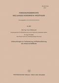 Cover: Untersuchungen zur Verbesserung und Rationalisierung der Arbeit am Rei&szlig;brett - VS Verlag f&uuml;r Sozialwissenschaften