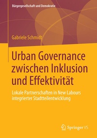 Bild: Urban Governance zwischen Inklusion und Effektivität - Springer VS