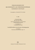 Cover: Verschlei&szlig;verhalten hartverchromter Schmiedegesenke im Auftage des Fachverbandes Gesenkeschmieden, Hagen i. W. - VS Verlag f&uuml;r Sozialwissenschaften