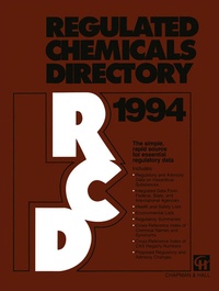 Abbildung von: Regulated Chemicals Directory 1994 - Chapman and Hall