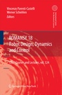 Cover: ROMANSY 18 - Robot Design, Dynamics and Control - Springer