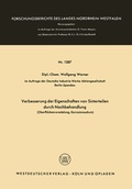 Cover: Verbesserung der Eigenschaften von Sinterteilen durch Nachbehandlung - VS Verlag f&uuml;r Sozialwissenschaften